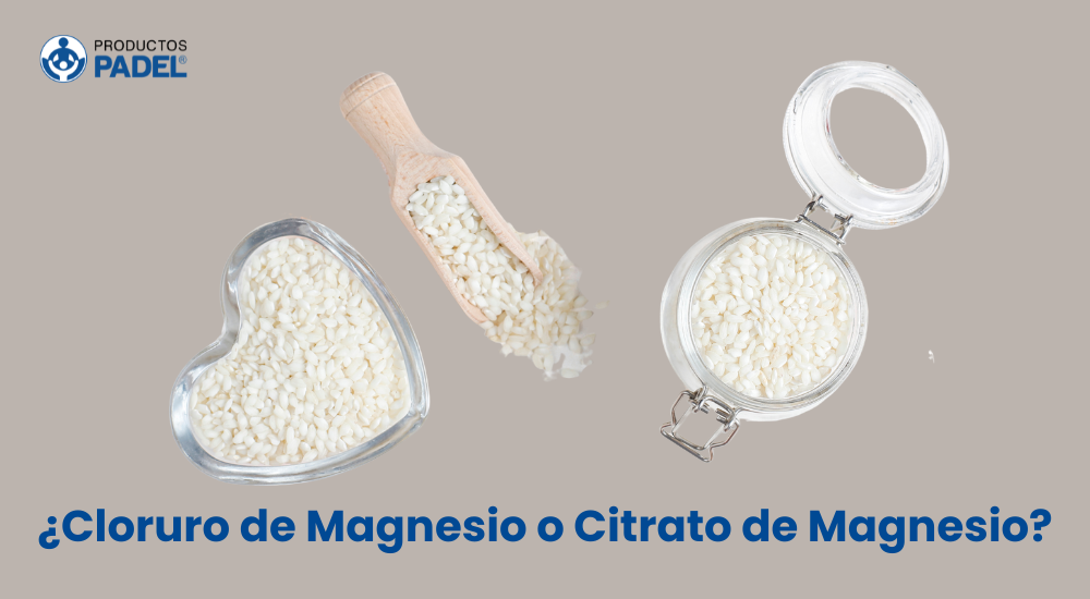 Cloruro de magnesio y citrato de magnesio